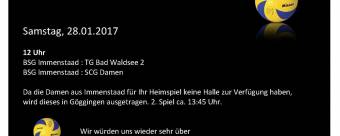 Volleyball aktuell - &quot;Heimspiel Damen&quot;