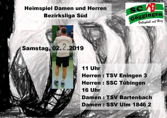 Heimspiel am 02.02.2019
