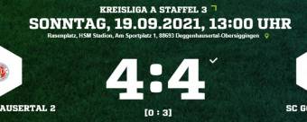 Fußball aktuell - Ergebnis und Spielbericht vom 19.09.2021