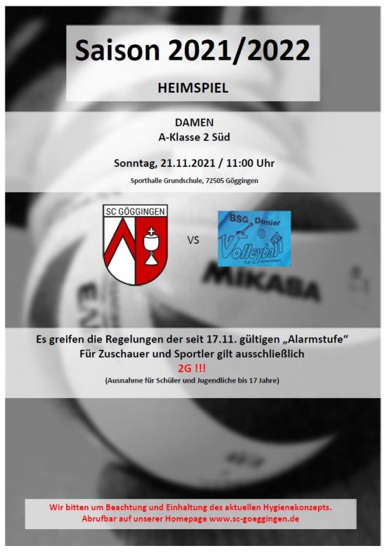 Heimspiel 21.11.2021